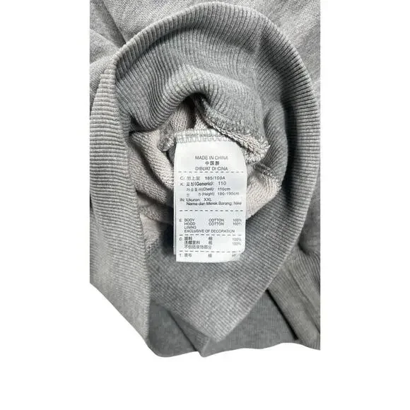 Vintage Y2K 2000s Nike Big Swoosh Spellout Hoodie Sweatshirt Size XXL RARE - Picture 12 of 16